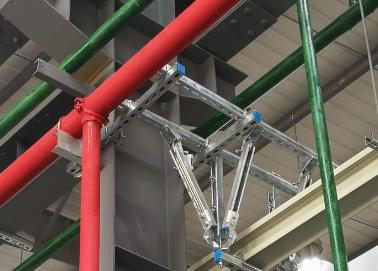 庄河该抗震支架的整体式支吊架结构协调性好